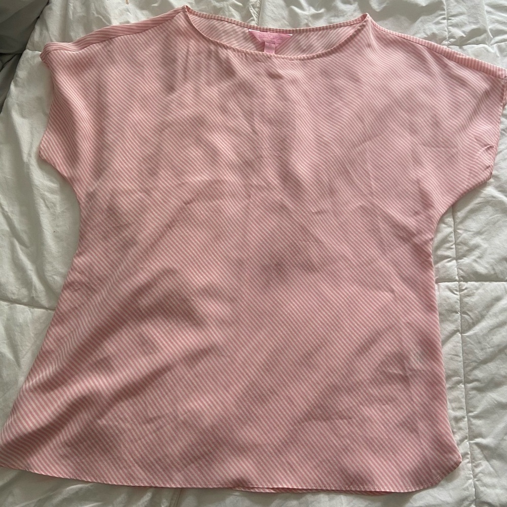 Pink Striped Lily Pulitzer Women's Top